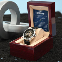 To My Husband Eyes – Openwork Watch