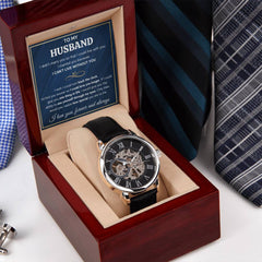To My Husband Eyes – Openwork Watch