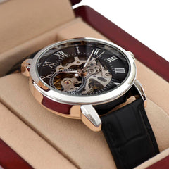 To My Man Life, Love, Best Friend – Luxury Openwork Watch