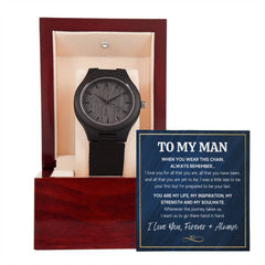 To My Man Inspiration – Wooden Watch
