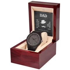 Dad's Love - Wooden Watch