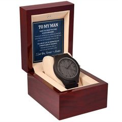 To My Man Inspiration – Wooden Watch