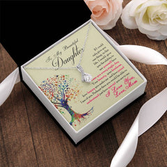 To My Beautiful Daughter - Alluring Beauty Necklace