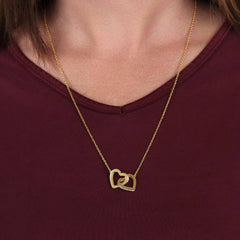 Best Friends - Interlocking Hearts Necklace