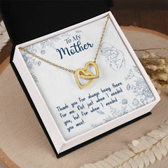Thank You For Always Being There - Interlocking Hearts Necklace