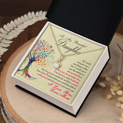To My Beautiful Daughter - Alluring Beauty Necklace