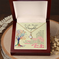 To My Beautiful Daughter - Alluring Beauty Necklace