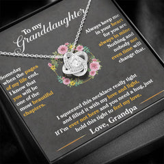 Keep Me In Your Heart - Love Knot Necklace