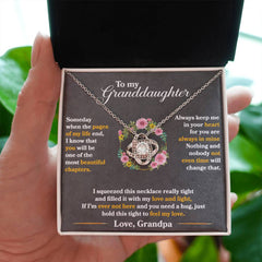 Keep Me In Your Heart - Love Knot Necklace