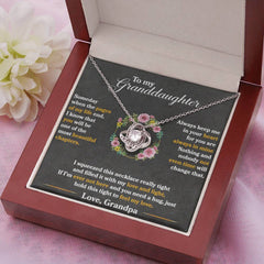 Keep Me In Your Heart - Love Knot Necklace