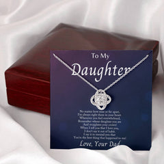 I'm Always With You - Love Knot Necklace