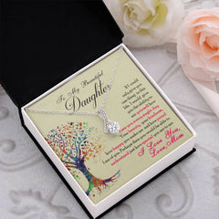To My Beautiful Daughter - Alluring Beauty Necklace
