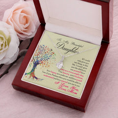 To My Beautiful Daughter - Alluring Beauty Necklace