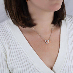 Best Friends - Interlocking Hearts Necklace