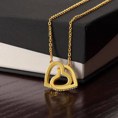 Best Friends - Interlocking Hearts Necklace