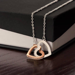 Best Friends - Interlocking Hearts Necklace
