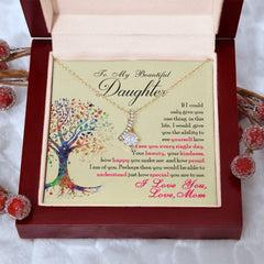 To My Beautiful Daughter - Alluring Beauty Necklace