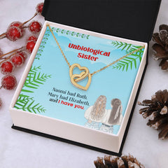 Best Friends - Interlocking Hearts Necklace