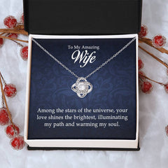 To My Amazing Wife - Love Knot Necklace
