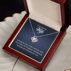 To My Amazing Wife - Love Knot Necklace