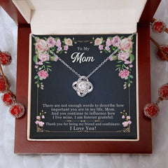 Forever Grateful - Love Knot Necklace