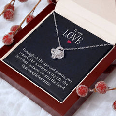 To My Love - Love Knot Necklace