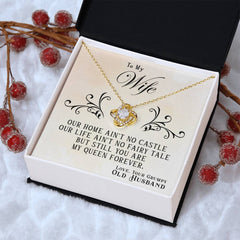 My Queen Forever - Love Knot Necklace