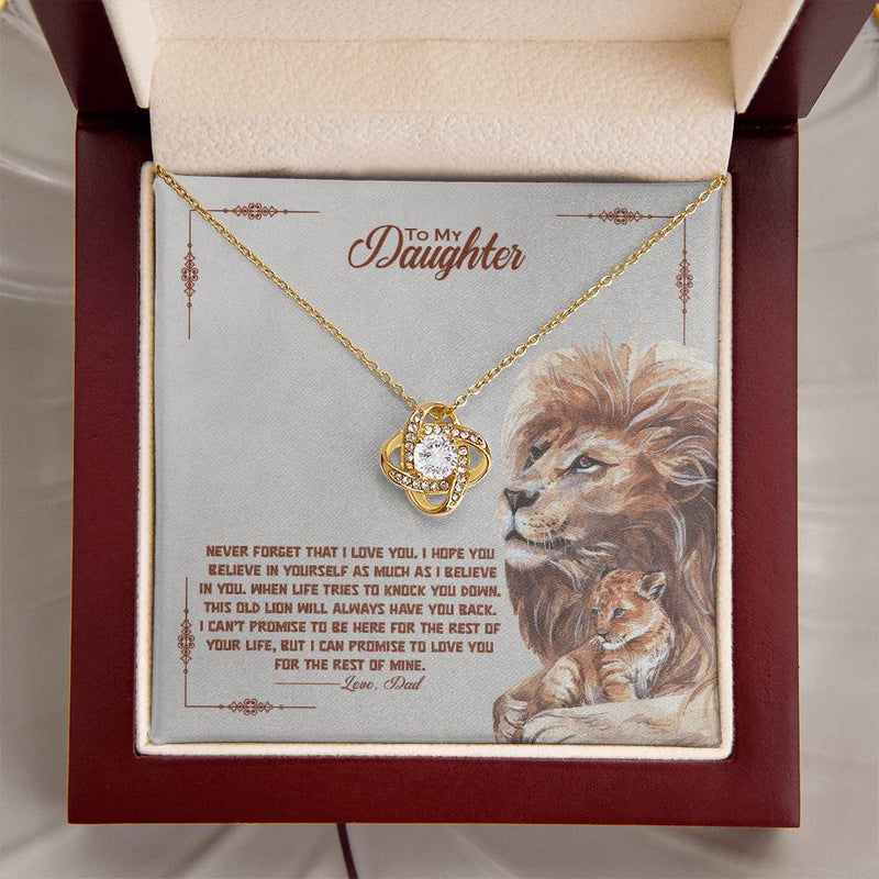 Never Forget - Love Knot Necklace