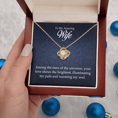 To My Amazing Wife - Love Knot Necklace