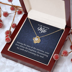 To My Amazing Wife - Love Knot Necklace