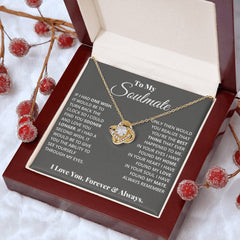 To My Soulmate - Love Knot Necklace