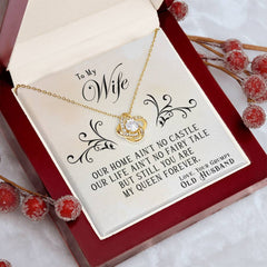 My Queen Forever - Love Knot Necklace