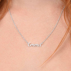 Classic Heart Style Name Necklace