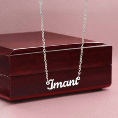 Classic Heart Style Name Necklace