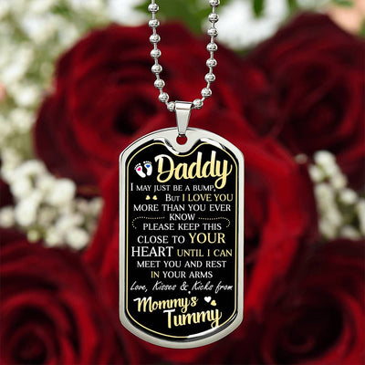 Dad To Be - Dog Tag Necklace
