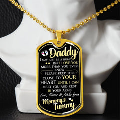 Dad To Be - Dog Tag Necklace