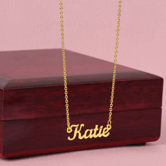 Classic Heart Style Name Necklace
