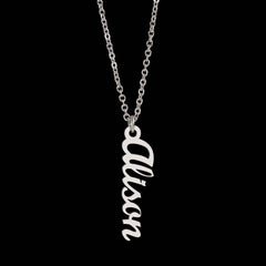 Classic Vertical Name Necklace