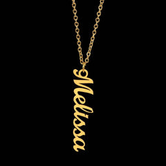 Classic Vertical Name Necklace