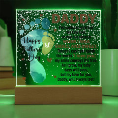 When I Was Small and Sweet - LED Acrylic Square