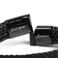 Never Forget Love You Forever (To My Grandson) – Bracelet
