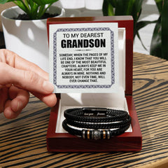 Pages of My Life Love You Forever (To My Grandson) – Bracelet