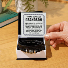 Pages of My Life Love You Forever (To My Grandson) – Bracelet