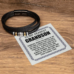 Pages of My Life Love You Forever (To My Grandson) – Bracelet