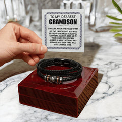 Pages of My Life Love You Forever (To My Grandson) – Bracelet