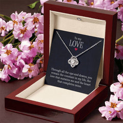 To My Love - Love Knot Necklace