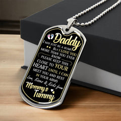 Dad To Be - Dog Tag Necklace