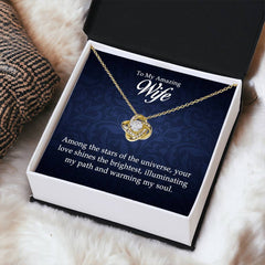To My Amazing Wife - Love Knot Necklace