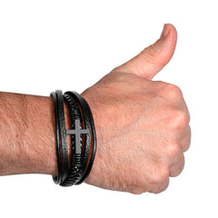 To My Son - Cross Bracelet