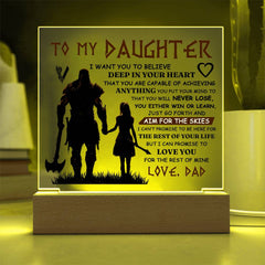 To My Daughter Skies – Acrylic Square
